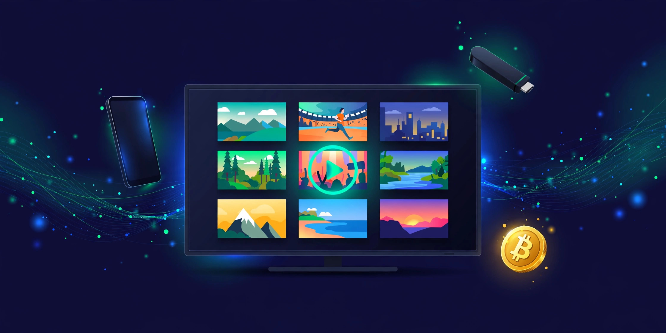 Buy IPTV subscription with Bitcoin — watch on Firestick, Smart TV, Android and iPhone